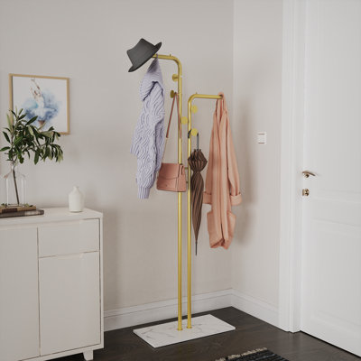 Zesar 23.62'' Metal Industrial Pipe Clothing Rack