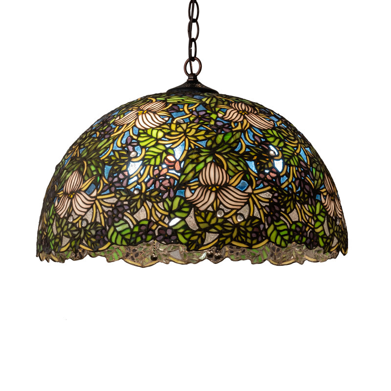 Mylee 3 - Light Pendant, Green/Brown