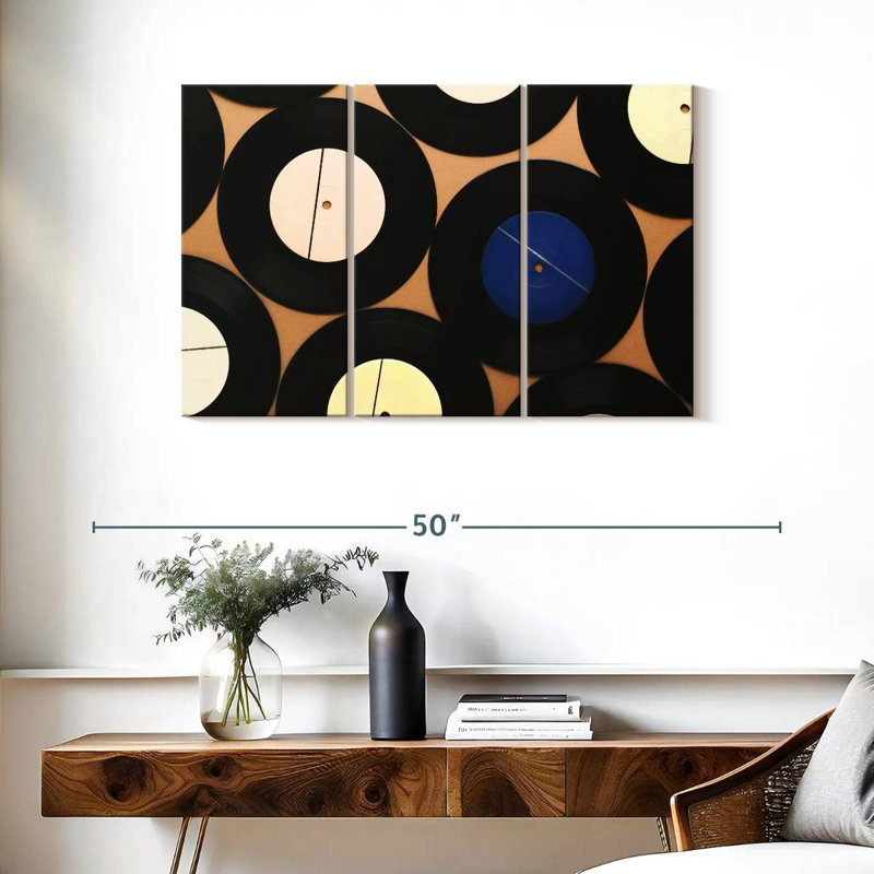 Abarca Vinyl Record Collection, 24" H x 38" W
