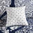 7 Piece Cotton Printed Comforter Set Indigo Queen