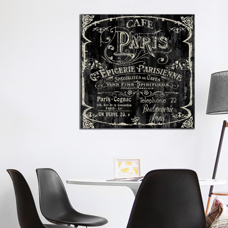 Paris Bistro VI by Color Bakery - Wrapped Canvas Print