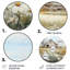 Arvilla - paysages d'art rond en métal-109734013