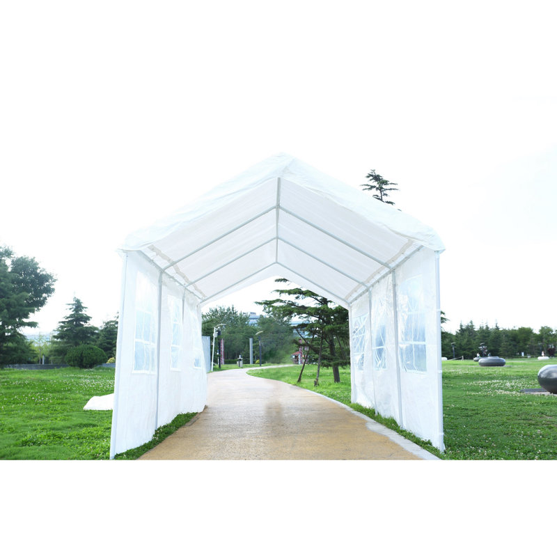 10 pi. L 9,5 pi. D Pavillon de jardin en acier