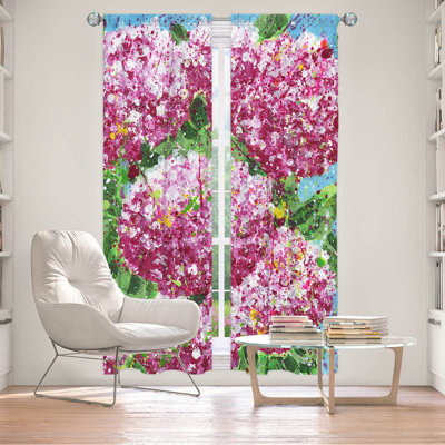 Feodora Room Darkening Filters Out Most Light Curtain Pair