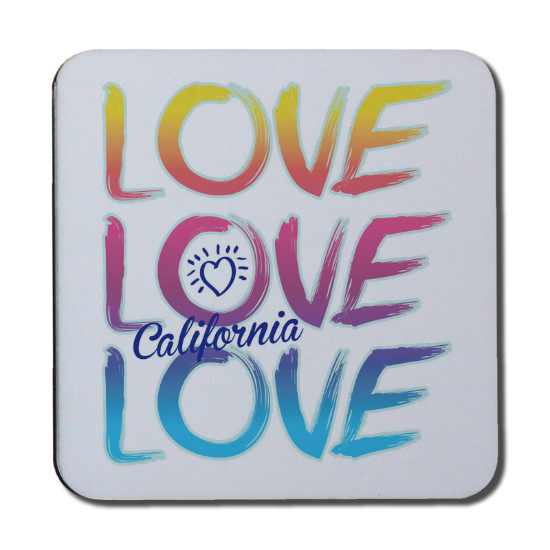 Square 6 Piece Coaster Set