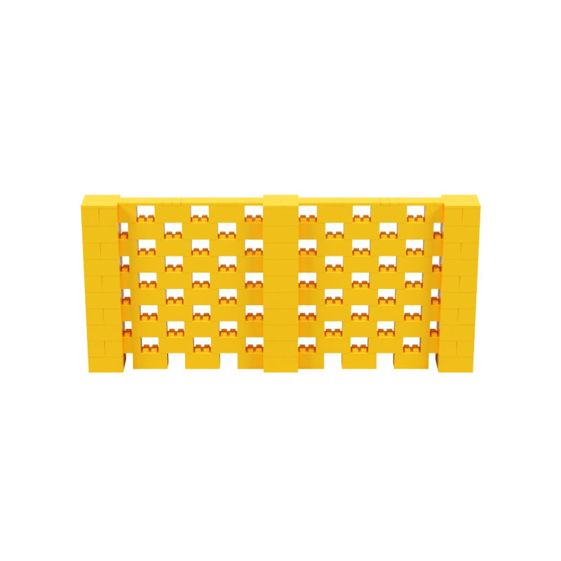 Ensemble mural Everblock, Jaune, H 60 po x l 132 po x P 12 po