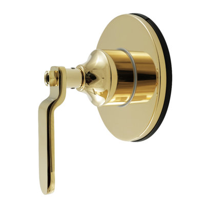 Kingston Brass Whitaker Single-Handle Three-Way Diverter Valve With Round Trim Kit