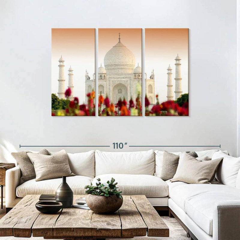 Sebbie Majestic Taj Mahal, 48" H x 74" W