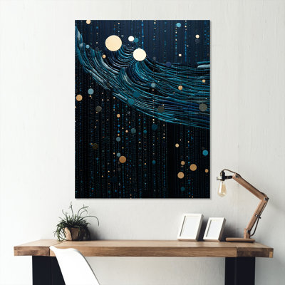 Indian Art Starry Night Sky 2 - Art mural indien en métal