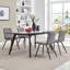 Chaise d'appoint rembourrée en velours Girton-885659795