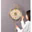Horloge murale moderne et luxueuse