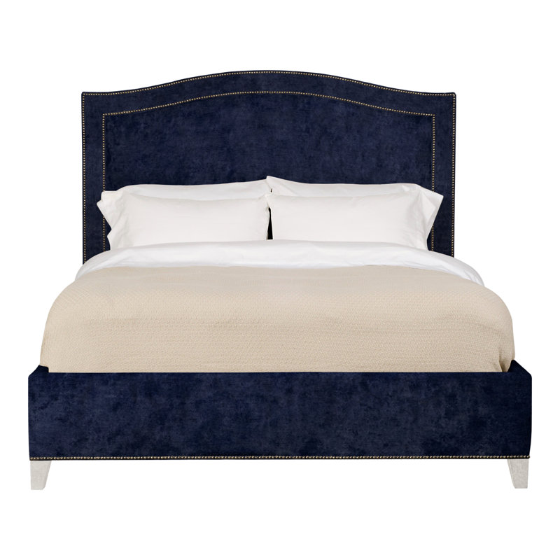 Caroline/Casey Upholstered Standard Bed, Casa Blanca, Nadia Eclipse, Queen