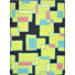 Black/Yellow/Teal