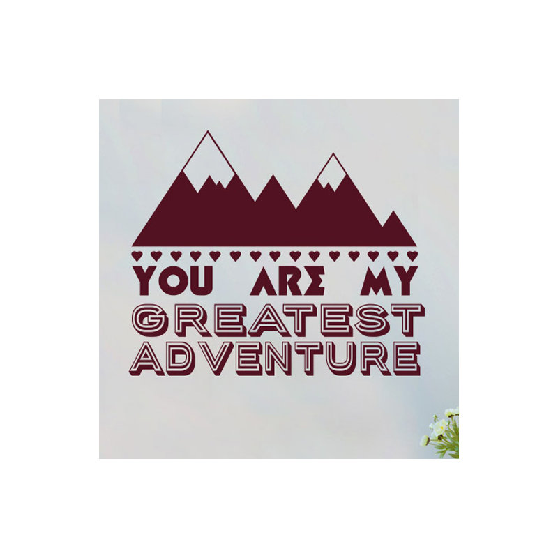 Wall Decal, Medium, Burgundy