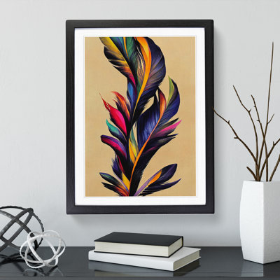 Mystical Feathers - Single Picture Frame Print