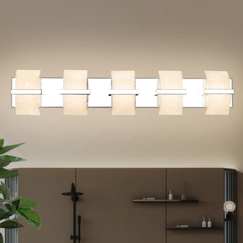 Led Wall Sconce Bathroom Light Fixtures Indoor Wall Lights Bathroom Lighting Fixtures Over Mirror, 5 Lights