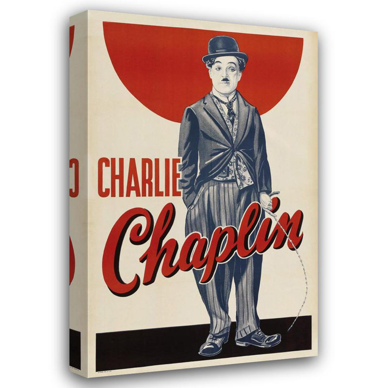 Charlie Chaplin, 24" H x 15" W