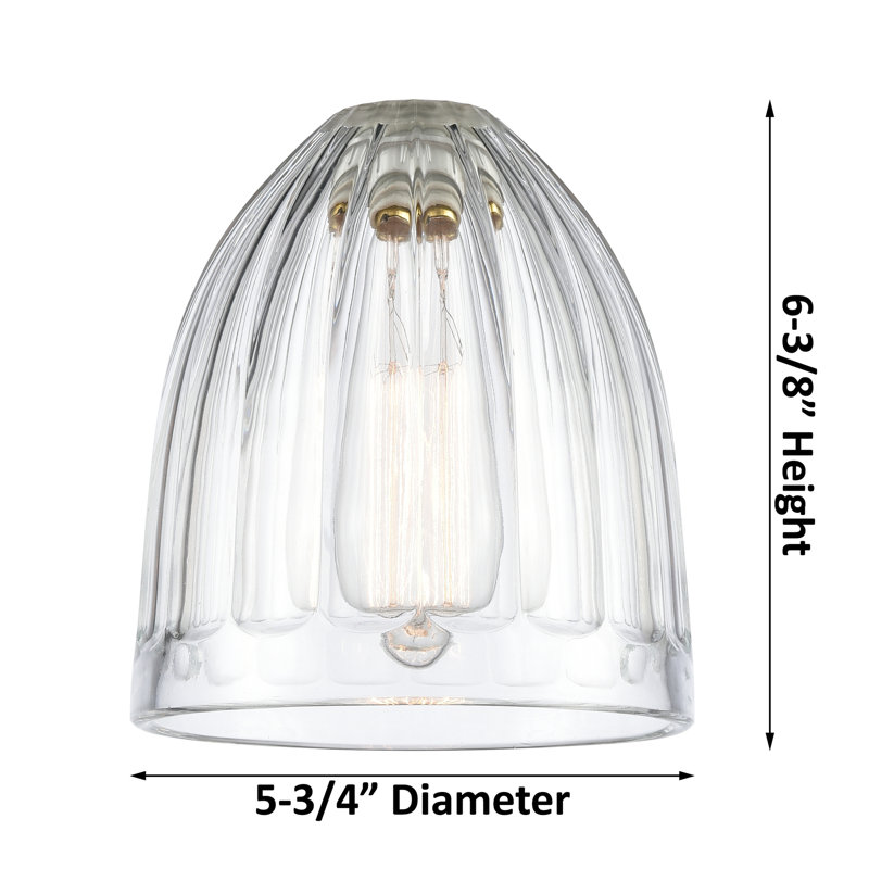 Dunder Armed Sconce, Incandescent, Clear, Matte Black