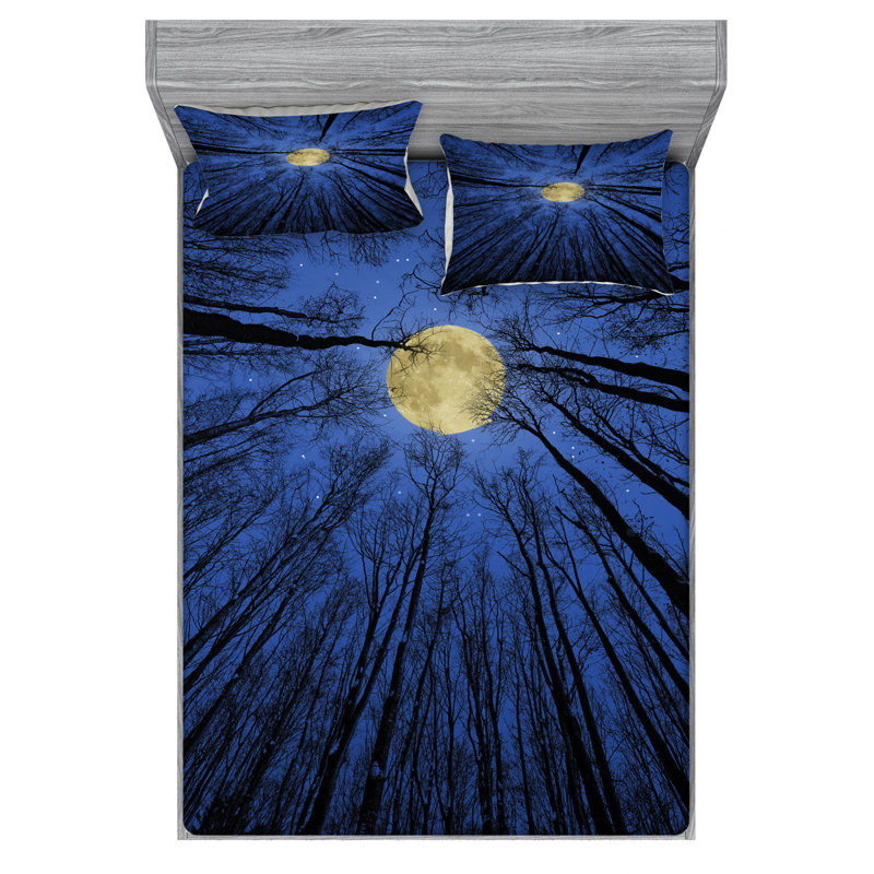 Microfiber Sheet Set, Queen Sheet Set with Fitted Sheet