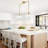 Quwan 2 - Light Gold Kitchen Island Pendant