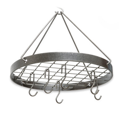 USA Handcrafted Decor Cottage Round Hanging Pot Rack