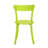 Outdoor Bistro In Lime Matte, Powder-Coated Iron, Fashionable Dining Iron , Matte Hue, For Use, 2 Chairs & 1 Table