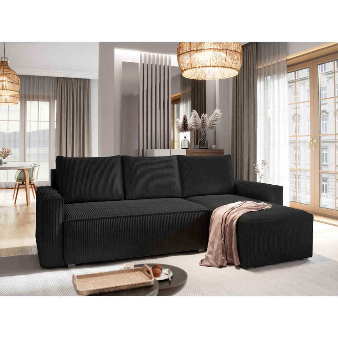 Ecksofa Shanett mit Bettfunktion