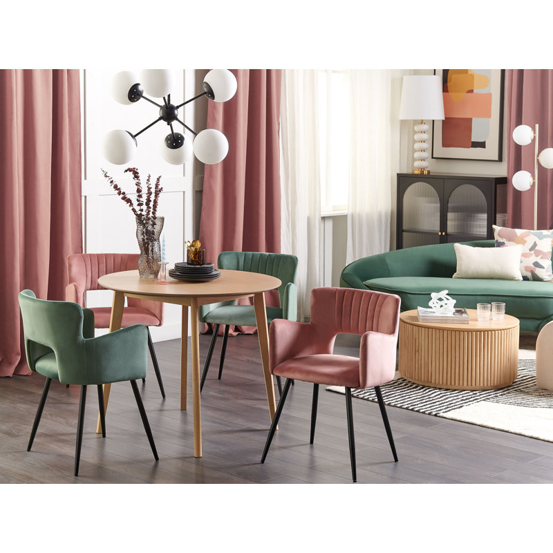 Kirssy Upholstered Dining Chair, Pink