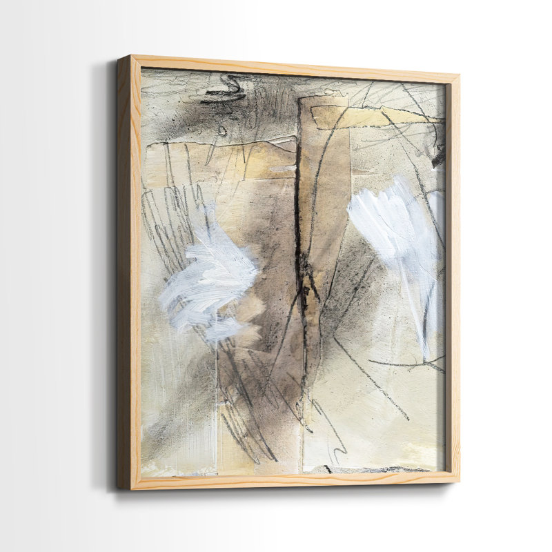 MaskedNotesVIII Framed Print - Solid Wood, 21" H x 17" W