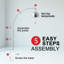 Lampe sur pied arquée 68 "Busby-664765868-664765867