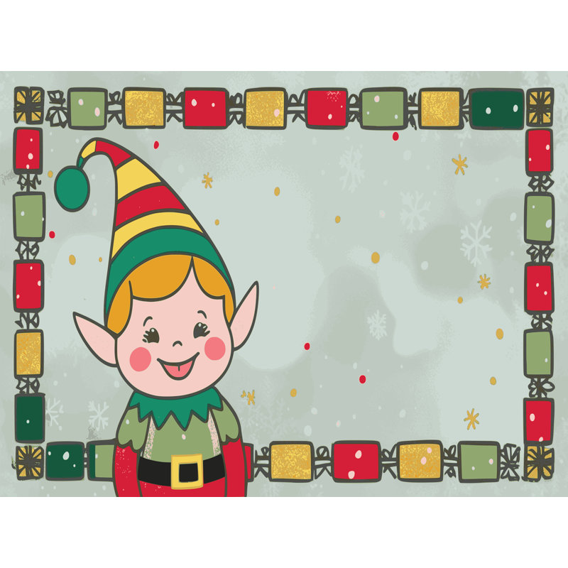 Tapis vacances de Noël The Holiday Aisle®, Rectangulaire 8 pi x 12 pi