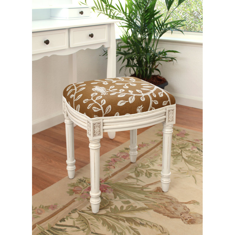 Tabouret de coiffeuse Horst, Caramel