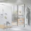 Miroir de salle de bain moderne avec cadre et cadre mural moderne | Miroir décoratif biseauté pour chambre à coucher, vestibule, salon | Mont paysage ou portrait-23553483-23553484