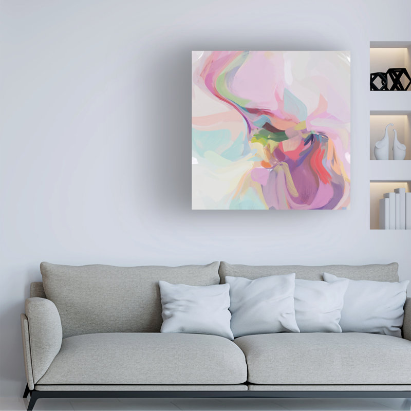 Art sur toile Irena Orlov «Influence I», H 18 po x l 18 po x P 2 po