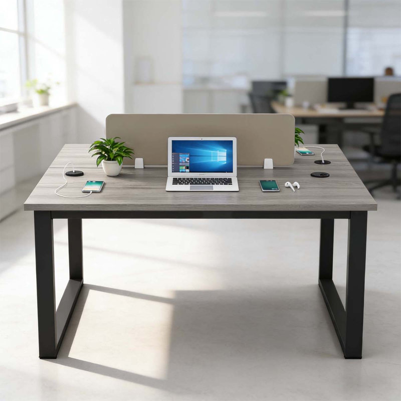 Poste de travail rectangulaire, H 41,34 po x l 47,24 po x P 47,24 po, 2