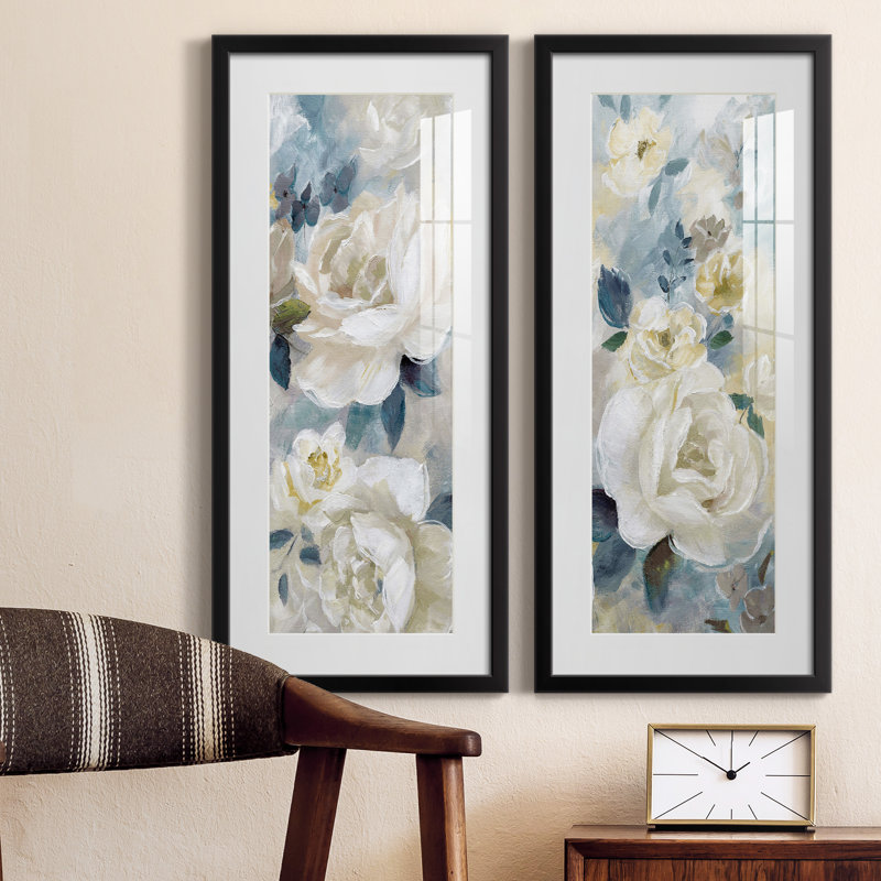 Cadre photo, ensemble de peintures sur papier