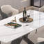 Ensembles de table de salle à manger rectangulaires de luxe minimaliste-104311344