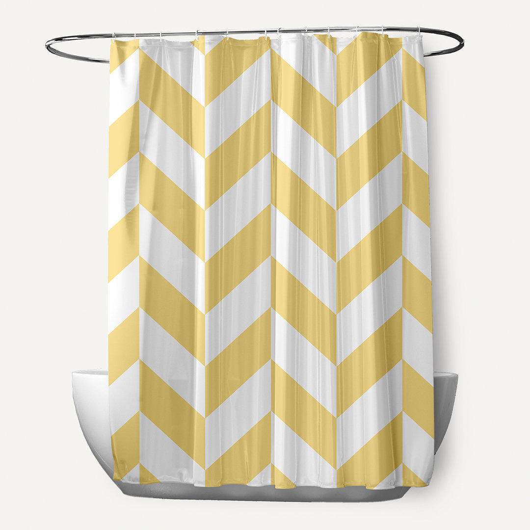 Joshi Floral Shower Curtain Ivy Bronx 