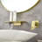 Wall Mount Tub Faucet 2 Hole Waterfall Bathtub Faucets Modern Brass Single Handle Tub Fillers-115382629