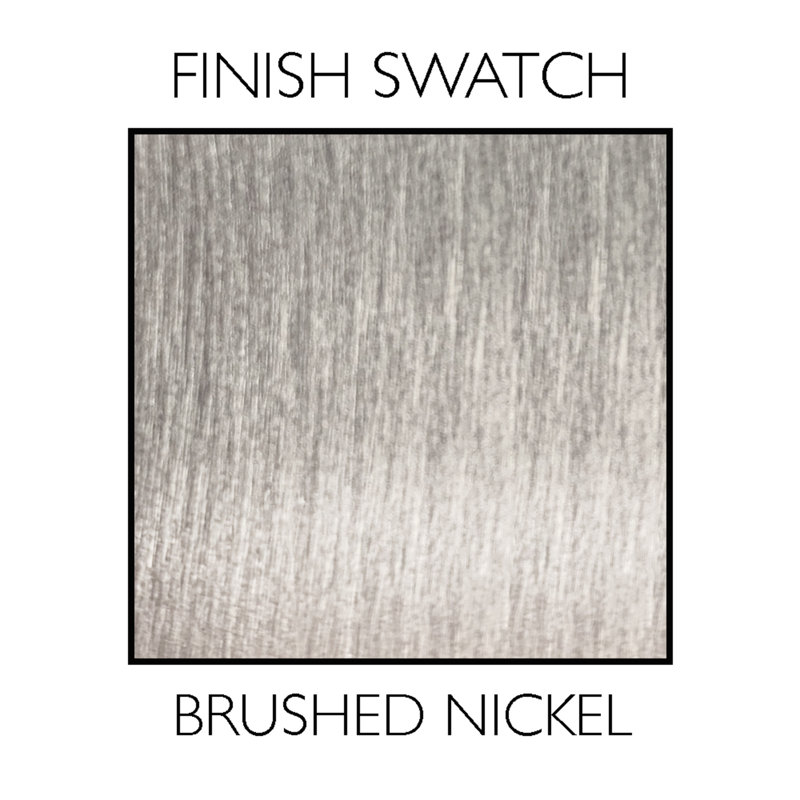 Brushed Nickel Round Aluminum Cabinet Knob Set