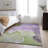 Premium Machine Washable Cerrito AMF517 Purple Rug-103835347