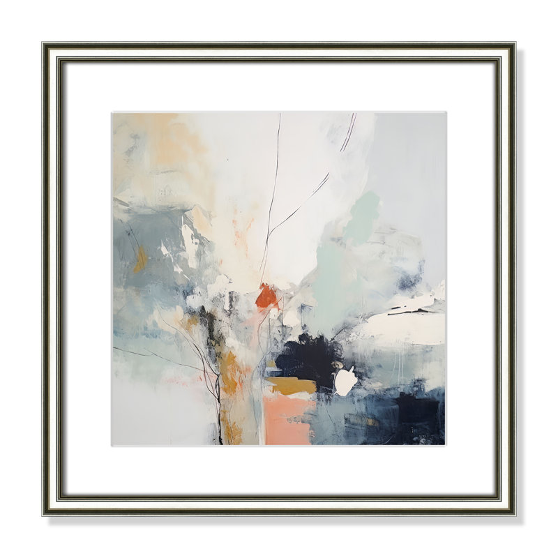 «Ethereal Blue Beats II» par Irena Orlov, L 18,25 po x H 18,25 po, Imprimé mat, Silver Classic