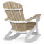 Chaise berçante Benno Adirondack, blanc-130678448