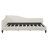 L-Shaped Linen Daybed With Solid Wood Legs-643149428-643149419