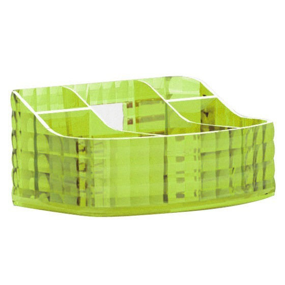 Organisateur de maquillage Glady, Vert acide