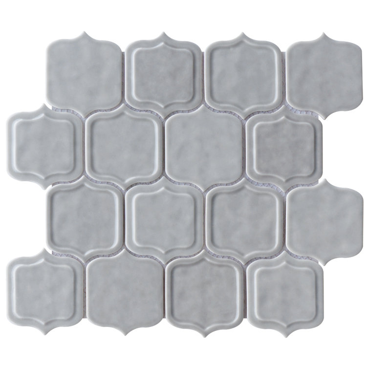 Mirabella 3" x 4" Glass/Natural Stone/Ceramic Grid Mosaic Tile