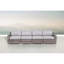 Fully Assembled 4-Piece Rattan Sectional Seating Set With Cushions