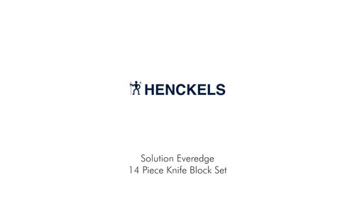 Henckels EverEdge Solution 14-Piece Knife Block Set