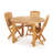 Square Teak Outdoor Dining Table
