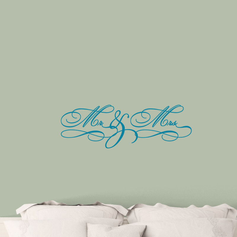 Text & Numbers Non-Wall Damaging, Teal